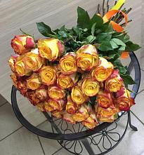 Букет Желтые розы в Домбае