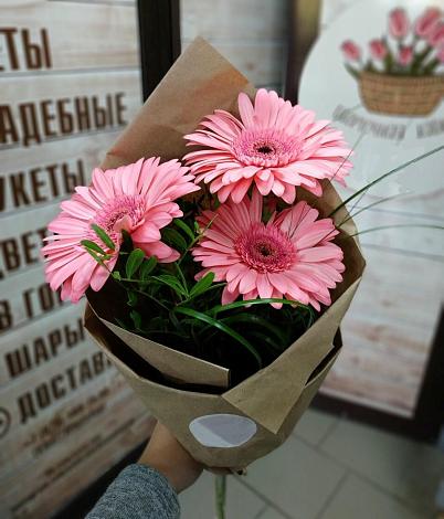 Букет цветов из: Герберы в Домбае