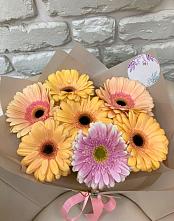 Букет цветов из:  Герберы #REPLACE_PRED# Домбае